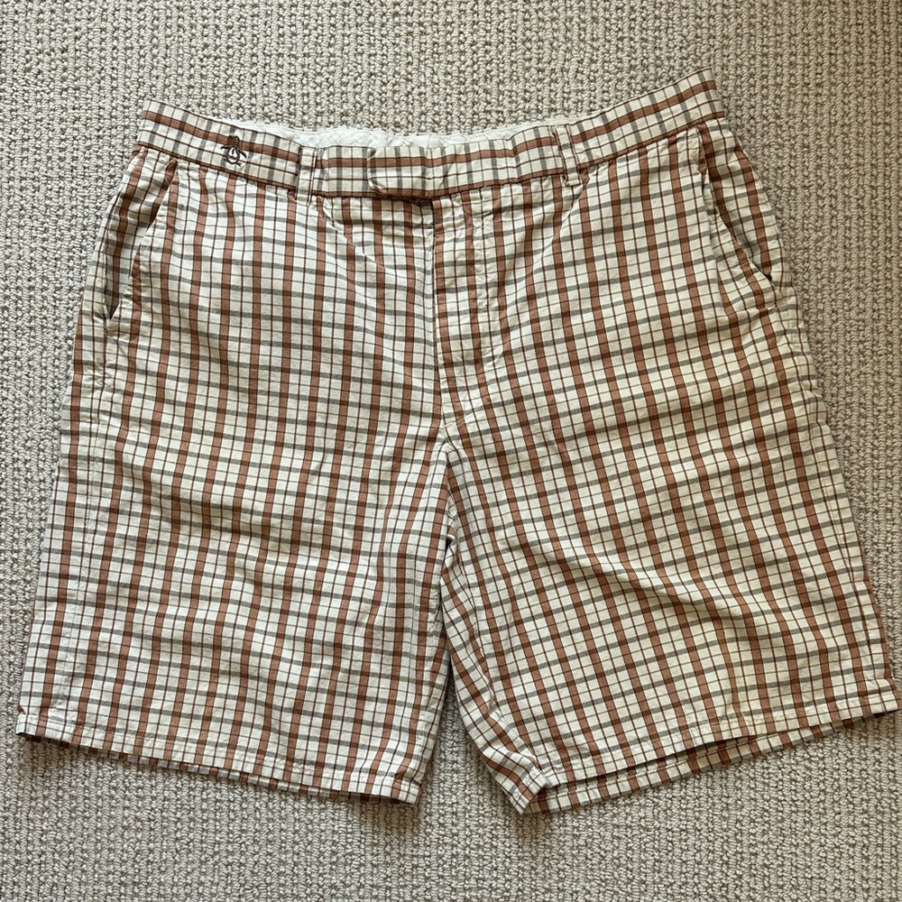 Penguin Plaid Cotton Men’s Shorts